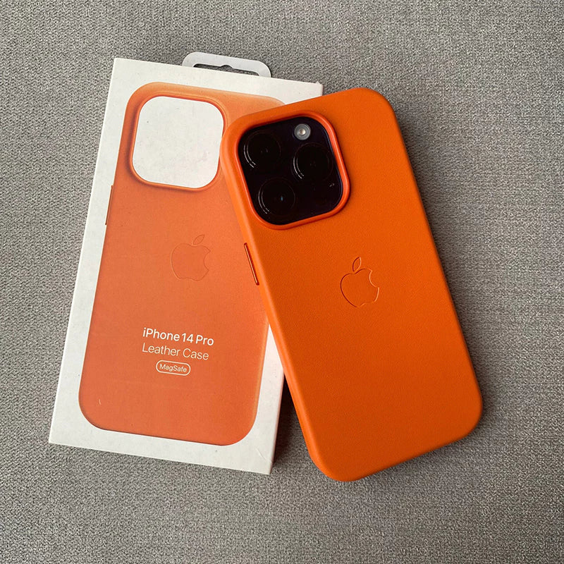 Case iPhone de Couro MagSafe